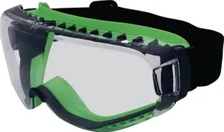 Vollsichtbrille T-Spex 8114 EN 166 EN 17 0 Rahmen schwarz/grün,Scheibe klar