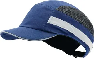 Anstoßkappe PLUS Base-Cap 52-65cm blau S chirmlänge 5cm EN 812:2012 PRO FIT