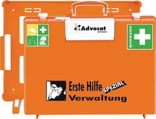 Erste Hilfe Koffer Advocat Verwaltung B4 00xH300xT150ca.mm orange SÖHNGEN