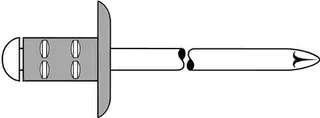 Blindniet PolyGrip® Nietschaft dxl 4,0x13,0mm K12 Alu/Stahl 500 St.GESIPA
