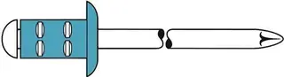 Blindniet PolyGrip® Nietschaft dxl 4,0x10,0mm VA 75 St.GESIPA