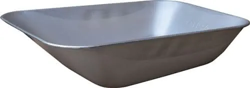 Schubkarrenmulde Carry 85l Stahlbl.(1 mm),verz.CAPITO