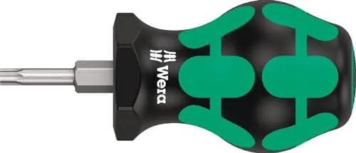 Schraubendreher 367 TORX® Stubby Gr.T 15 Klingen-L.25mm 2K-Griff Rundkl.WERA