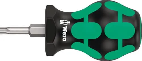 Schraubendreher 367 TORX® Stubby Gr.T 20 Klingen-L.25mm 2K-Griff Rundkl.WERA