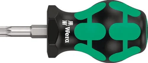 Schraubendreher 367 TORX® Stubby Gr.T 30 Klingen-L.25mm 2K-Griff Rundkl.WERA
