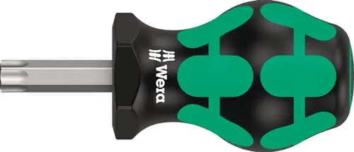 Schraubendreher 367 TORX® Stubby Gr.T 40 Klingen-L.25mm 2K-Griff Rundkl.WERA