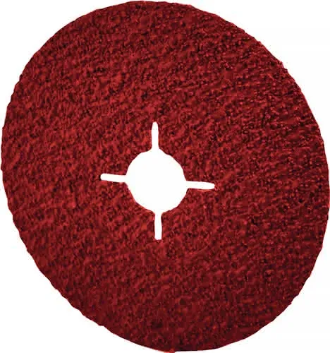 Fiberscheibe CER TopSize D.125mm K.120 Superegierungen,VA,Alu.VSM