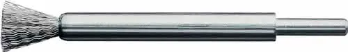 Pinselbürste D.12mm Schaft 6mm Drahtstärke 0,3mm VA 15000min-¹ LESSMANN