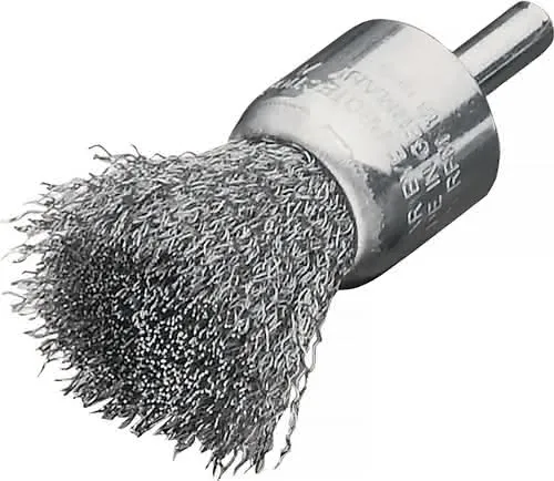 Pinselbürste D.17mm Schaft 6mm Drahtstär ke 0,3mm STA 20000min-¹ LESSMANN