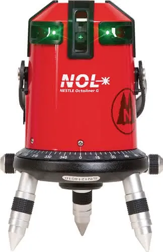 Kreuzlinienlaser OCTOLINER G 50 (120 m.Empfänger)m ± 1,5 mm/10m NESTLE