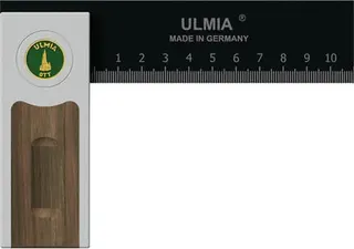 Winkel Alu-Line Schenkel-L.150mm Griff-L .105mm justierbar Alu./STA/Nussbaum