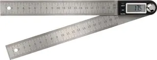 Winkelmesser Schienen-L.200mm Abl.0,1Grad dig.PROMAT