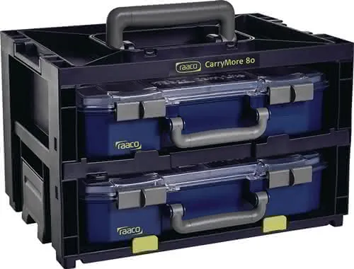 Sortimentskastentresor CarryLite 80 B386xT278xH241mm 9 je Koffer