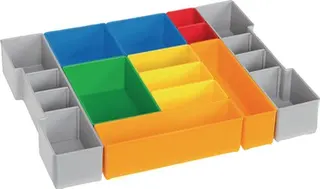 Einteilungsset L-BOXX® H3 LB 102 B378xT3 13xH65mm blau/gelb/rot/orange/grün/grau