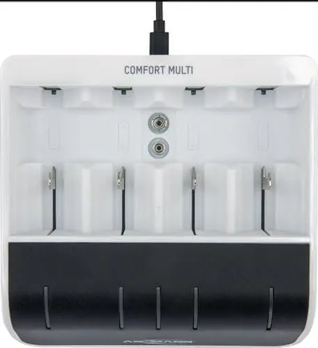 Schnellladegerät NiBC-ComfortMulti-USB-c b m.USB-Eingang 1,2 V NiMH ANSMANN