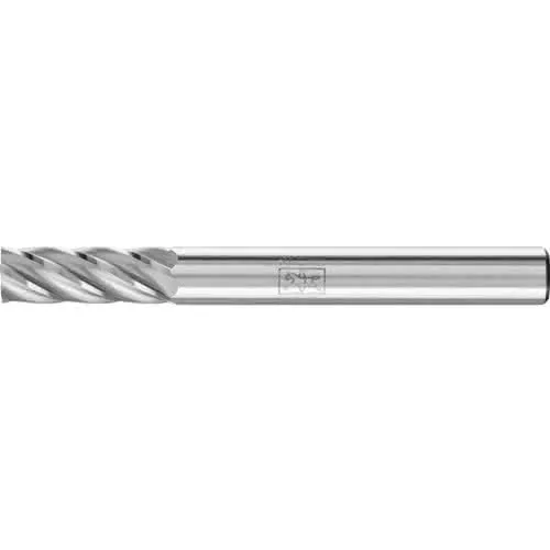 Frässtift ZYA D.6mm Kopf-L.16mm Schaft-D.6mm HM Verz.INOX PFERD