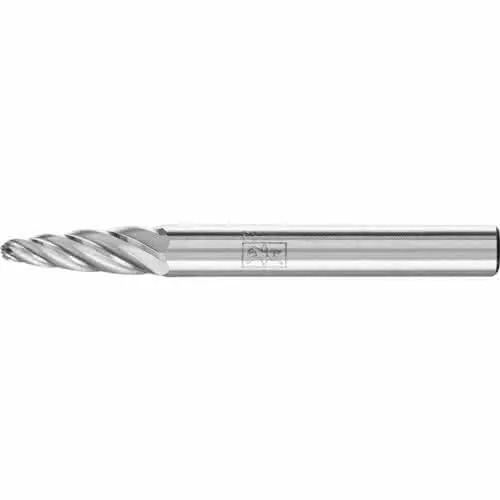 Frässtift RBF D.6mm Kopf-L.18mm Schaft-D.6mm HM Verz.INOX PFERD