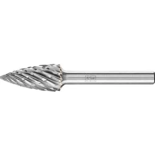 Frässtift SPG D.12mm Kopf-L.25mm Schaft-D.6mm HM Verz.STEEL PFERD