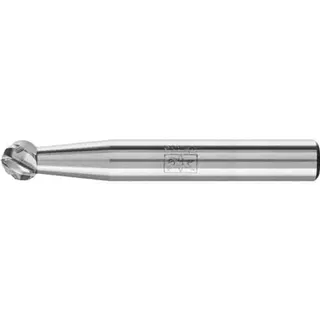 Frässtift KUD D.6mm Kopf-L.5mm Schaft-D.6mm HM Verz.STEEL PFERD