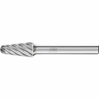 Frässtift KEL D.10mm Kopf-L.20mm Schaft-D.6mm HM Verz.INOX PFERD