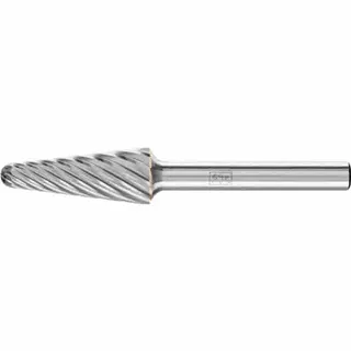 Frässtift KEL D.12mm Kopf-L.30mm Schaft-D.6mm HM Verz.INOX PFERD