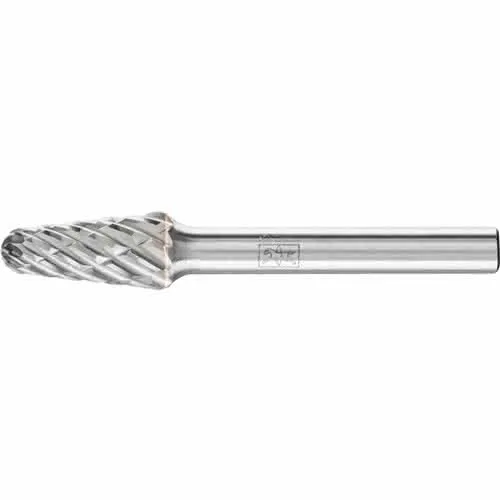 Frässtift KEL D.10mm Kopf-L.20mm Schaft-D.6mm HM Verz.STEEL PFERD