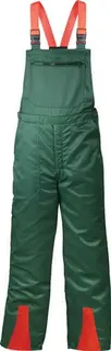 Schnittschutzlatzhose FICHTE Gr.48 grün/ rot FELDTMANN