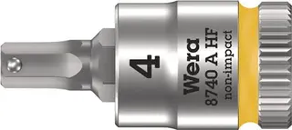 Steckschlüsseleinsatz 8740 A HF 1/4 Zoll SW 4mm L.28mm WERA