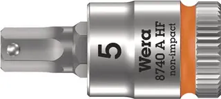 Steckschlüsseleinsatz 8740 A HF 1/4 Zoll SW 5mm L.28mm WERA