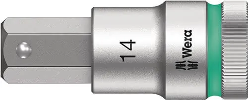 Steckschlüsseleinsatz 8740 C HF 1/2 Zoll SW 14mm L.60mm WERA