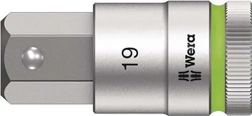 Steckschlüsseleinsatz 8740 C HF 1/2 Zoll SW 19mm L.60mm WERA