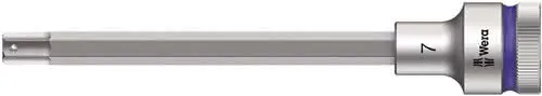 Steckschlüsseleinsatz 8740 C HF 1/2 Zoll SW 7mm L.140mm WERA