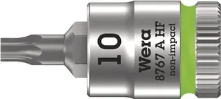 Steckschlüsseleinsatz 8767 A HF TORX® 1/4 Zoll T10 L.28mm WERA