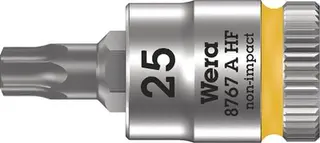 Steckschlüsseleinsatz 8767 A HF TORX® 1/4 Zoll T25 L.28mm WERA