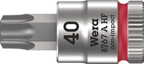 Steckschlüsseleinsatz 8767 A HF TORX® 1/4 Zoll T40 L.28mm WERA