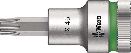 Steckschlüsseleinsatz 8767 C HF TORX® 1/2 Zoll T45 L.60mm WERA