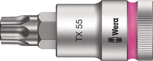 Steckschlüsseleinsatz 8767 C HF TORX® 1/2 Zoll T55 L.60mm WERA