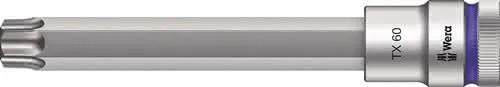 Steckschlüsseleinsatz 8767 C HF TORX® 1/2 Zoll T60 L.140mm WERA