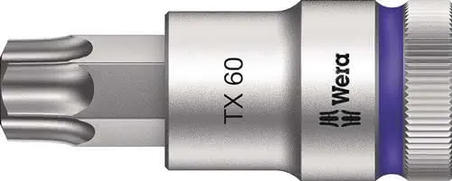 Steckschlüsseleinsatz 8767 C HF TORX® 1/2 Zoll T60 L.60mm WERA