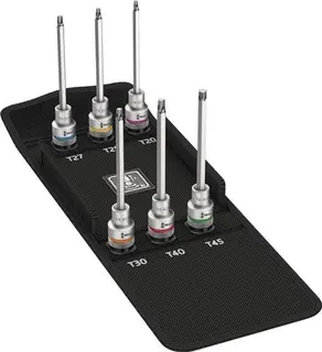 Steckschlüsselsatz 8767 C TORX® HF2 6-tlg.1/2 Zoll T20-T45 WERA