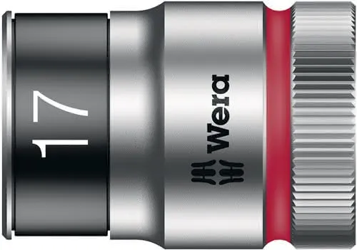 Steckschlüsseleinsatz 8790 HMC HF 1/2 Zoll 6-kant SW 17mm L.37mm WERA