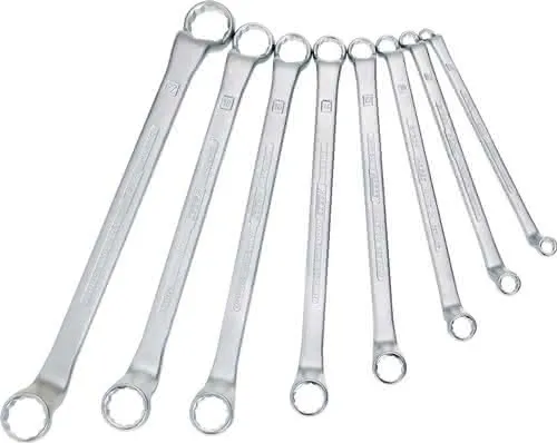 Doppelringschlüsselsatz 630/8 8-tlg.SW 6-22mm tief gekr.HAZET