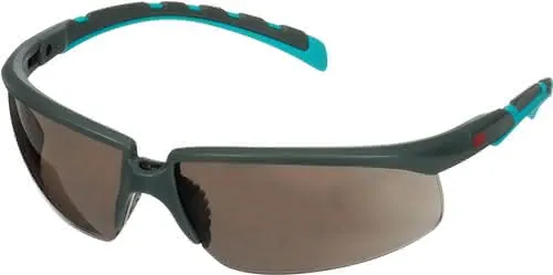 Schutzbrille S2002SGAF-BGR-EU EN 166 EN1 72 Bügel grau/türkis,Scheibe grau