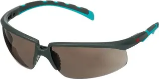 Schutzbrille S2002SGAF-BGR-EU EN 166 EN1 72 Bügel grau/türkis,Scheibe grau