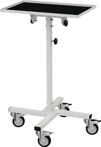 Materialständer Ladefl.L410xB610mm H.994 -1344mm grau Ablage neigbar b.360Grad