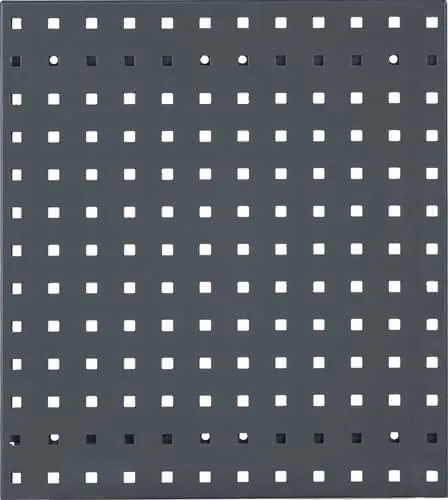 Lochplatte B450xL500mm grau RASTERPLAN