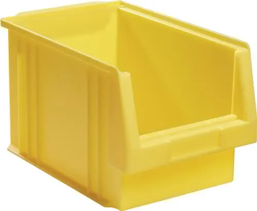 Sichtlagerkasten PLK L330xB213xH200mm PP gelb LA-KA-PE