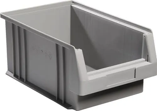 Sichtlagerkasten PLK L330xB213xH150mm PP grau LA-KA-PE