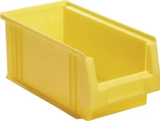 Sichtlagerkasten PLK L290xB150xH125mm PP gelb LA-KA-PE