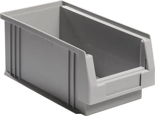 Sichtlagerkasten PLK L290xB150xH125mm PP grau LA-KA-PE